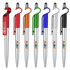 3-In-1 Phone Stand Pen With Stylus Tip Custom Imprinted