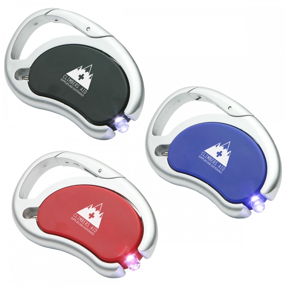 Custom Engraved Carabiner Swivel Light & Pen
