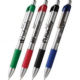MaxGlide Click Chrome Pen Custom Engraved  MaxGlide Click Chrome Pen Custom Engraved
