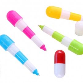 Pill Ball Pen Logo Branded