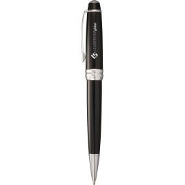 Logo Branded Crossr Bailey Black Lacquer Ballpoint