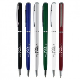 Logo Branded Majestic Slim Twist Pen
