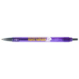 CMF Retractable Ballpoint Pen - Purple Logo Branded