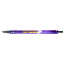 CMF Retractable Ballpoint Pen - Purple Logo Branded