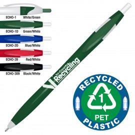 ECHO 100% Recycled ABS Ballpoint Pen Custom Imprinted