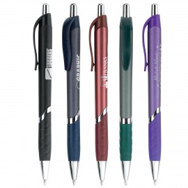 Logo Branded Metallic Blair Retractable Pen