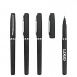 Logo Branded 0.5mm Black Ink Roller Ballpoint Pens