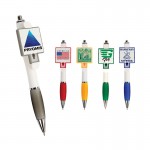 Custom Engraved Puzzle Plunge-Action Ballpoint Pen