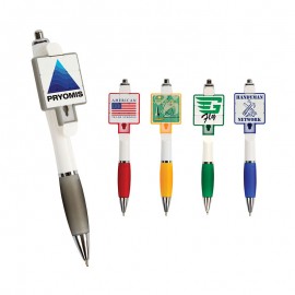 Custom Engraved Puzzle Plunge-Action Ballpoint Pen