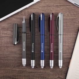 Pacifica Spin Top Stylus Gel Pen Custom Engraved