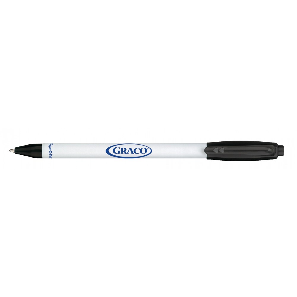 Paper Mate Sport Retractable Ballpoint Pen w/White Barrel Custom Imprinted Paper Mate Sport Retractable Ballpoint Pen w/White Barrel Custom Imprinted