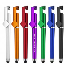 Custom Imprinted Stylus Cell Phone Holder Pen
