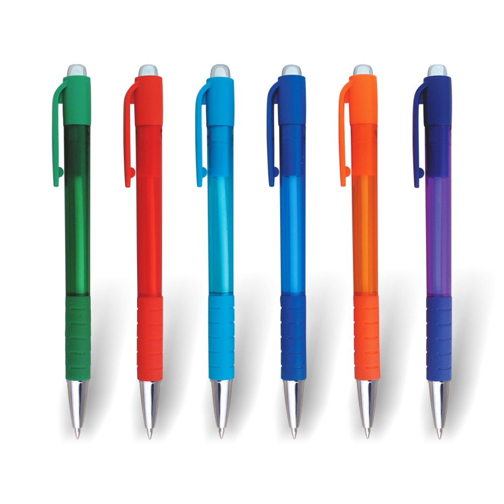 Union Printed Solid Tender II Clicker Pen w/ Trim Custom Engraved Union Printed Solid Tender II Clicker Pen w/ Trim Custom Engraved