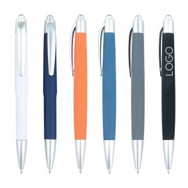 Logo Branded Retractable 1.0mm Black Ink Ballpoint Pens