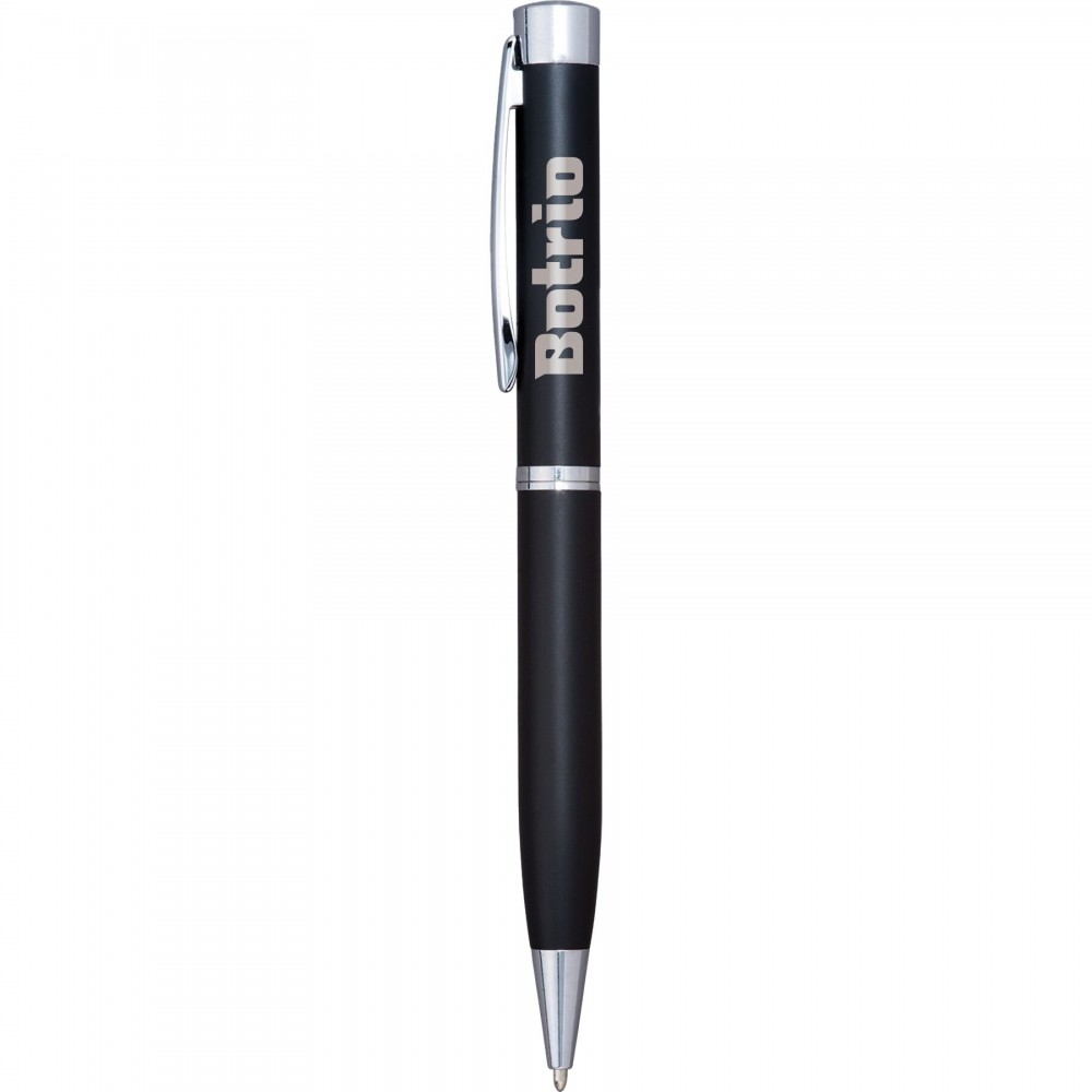 Amesbury Pen: Black Custom Engraved Amesbury Pen: Black Custom Engraved