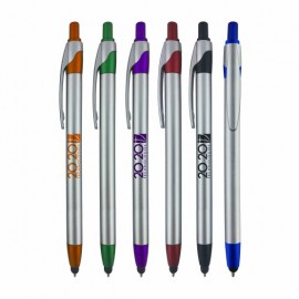 Logo Branded The iSpace Stylus Pen - Silver