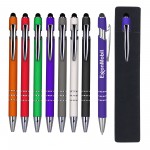 Soft-Touch Stylus Pen w/ PE-Pouch Custom Imprinted