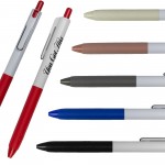 Recycled 2-Tones Pen with Long Soft Grip Logo Branded