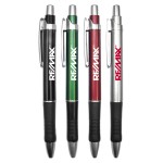 Custom Imprinted Lincoln White Barrels w/ Colored Trim Click Pen