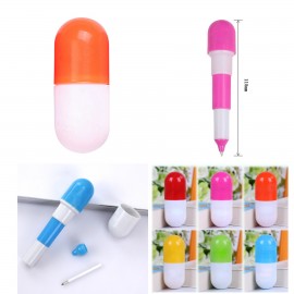 Custom Engraved Retractable Pill Ballpoint Pen