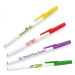 Custom Engraved Promotional Ballpoint Pen w/ Colored cap & Accent Pens