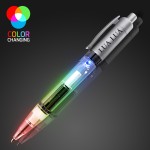 Logo Branded Light Up Plastic Pen - PRINTED