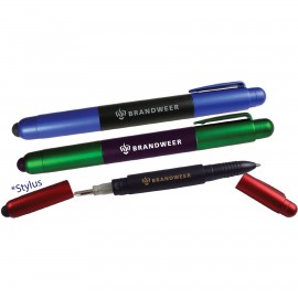 Logo Branded Solid Reversible Screwdriver and Ballpoint Pen