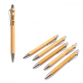 Logo Branded Bamboo Rod Environmental Protection Ballpoint Pen  Logo Branded Bamboo Rod Environmental Protection Ballpoint Pen