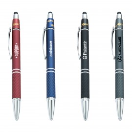 Stylus-4441 Fidget Stylus Pen (Velvet-Touch) Logo Branded