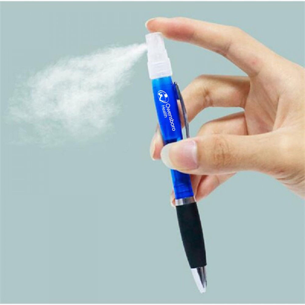 Custom Imprinted Multifunction Spray Disinfectant Pen Custom Imprinted Multifunction Spray Disinfectant Pen