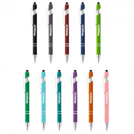 Custom Engraved Athens Soft Touch Metal Ballpoint Pen