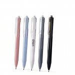 Retractable 0.5mm Gel Ink Pen Click Action Stationery Logo Branded