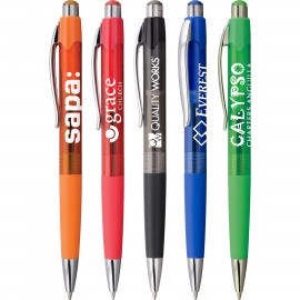 Logo Branded Mardi Gras Clipper Pen
