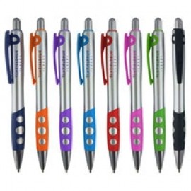 Landon Silver Pen Custom Imprinted  Landon Silver Pen Custom Imprinted