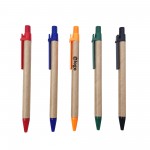 Custom Recycled Click Ballpoint Pen MOQ 100pcs Logo Branded