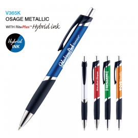 Osage Metallic Pen w/RitePlus Ink Logo Branded