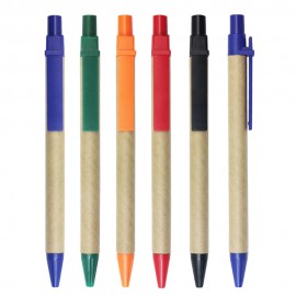 Logo Branded Classic Eco-friendly Craft Paper Pen  Logo Branded Classic Eco-friendly Craft Paper Pen