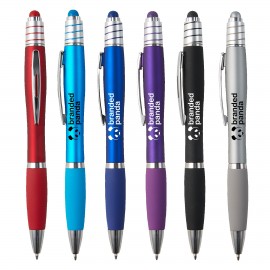 Fullerton Velvet Touch MGC Spin Top Stylus Pen Logo Branded