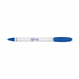 Paper Mate Sport RT White Barrel - Blue Ink - Royal Blue Custom Engraved