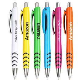 Unon Printed - Invigorate Tropical - Click Action Ballpoint Pens Custom Imprinted