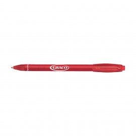 Paper Mate Sport RT Translucent Barrel - Black Ink - Red Custom Imprinted