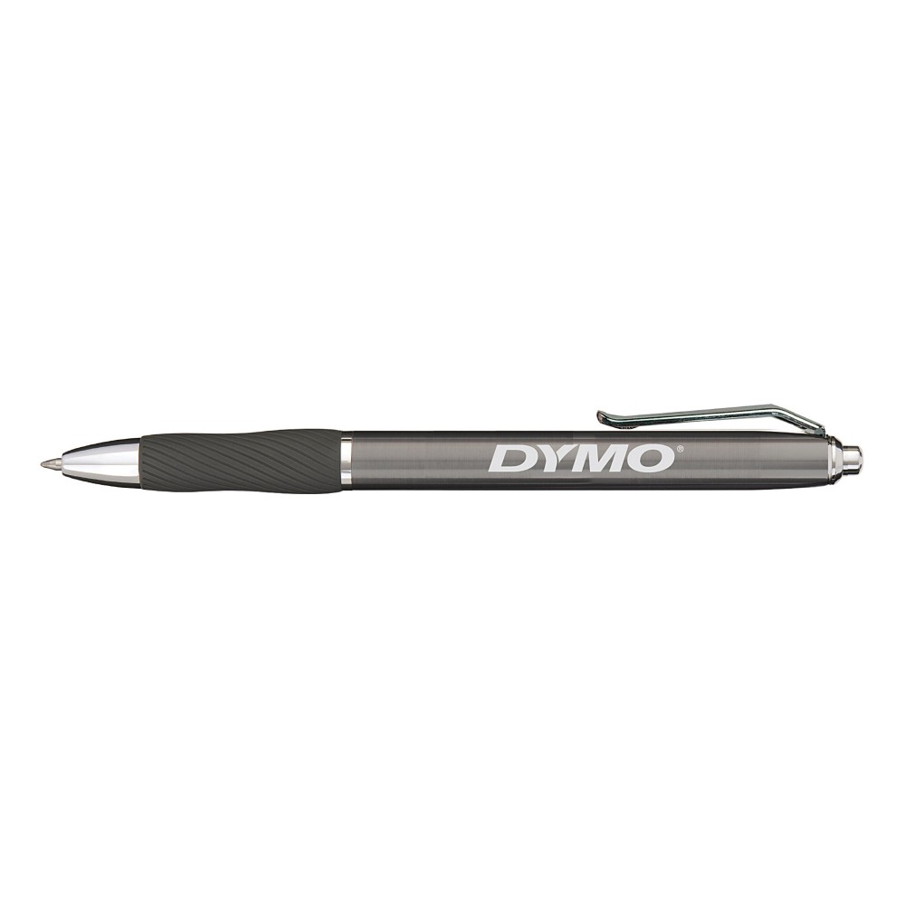 Logo Branded Sharpie S-Gel Metal Gunmetal Barrel - Black