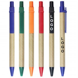 Logo Branded Eco Friendly Ballpoint Pen