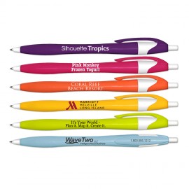 Logo Branded Liqui-Mark Silhouette Tropics Ballpoint Pen - Black Ink  Logo Branded Liqui-Mark Silhouette Tropics Ballpoint Pen - Black Ink