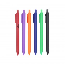 Custom Imprinted Colored Candies 1mm Bullet Black Ink Retractable Gel Pen