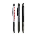 Fleetwood Stylus Satin Soft Touch Gel Click Pen (Recycled Aluminum) Custom Engraved