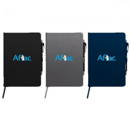 Custom Imprinted Neptune Notebook with Pen