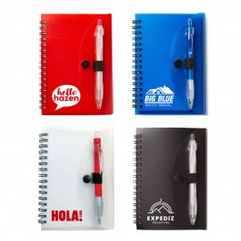 Eco Spiral Notebook with Cardinal Pen Custom Imprinted