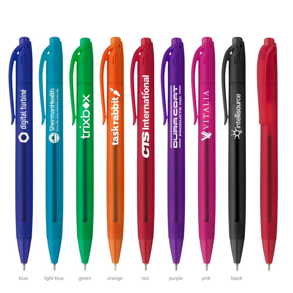 Paragon Soft Touch Pen Logo Branded