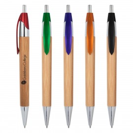 Atticus Bamboo Pen Logo Branded